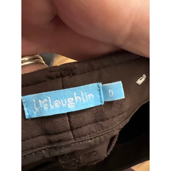 J.McLaughlin size 0 dark brown stretch knot pants - Picture 4 of 5